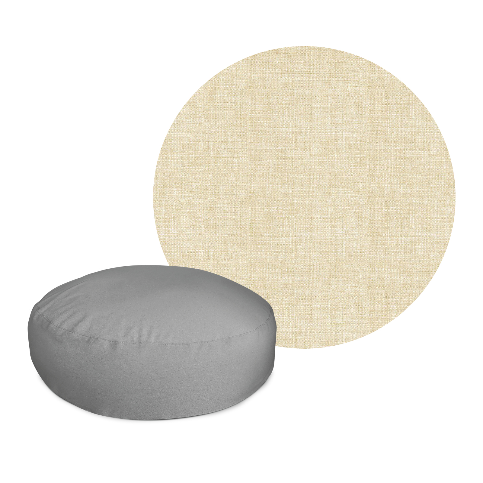 GLUBSCHI® Sitzsack rund