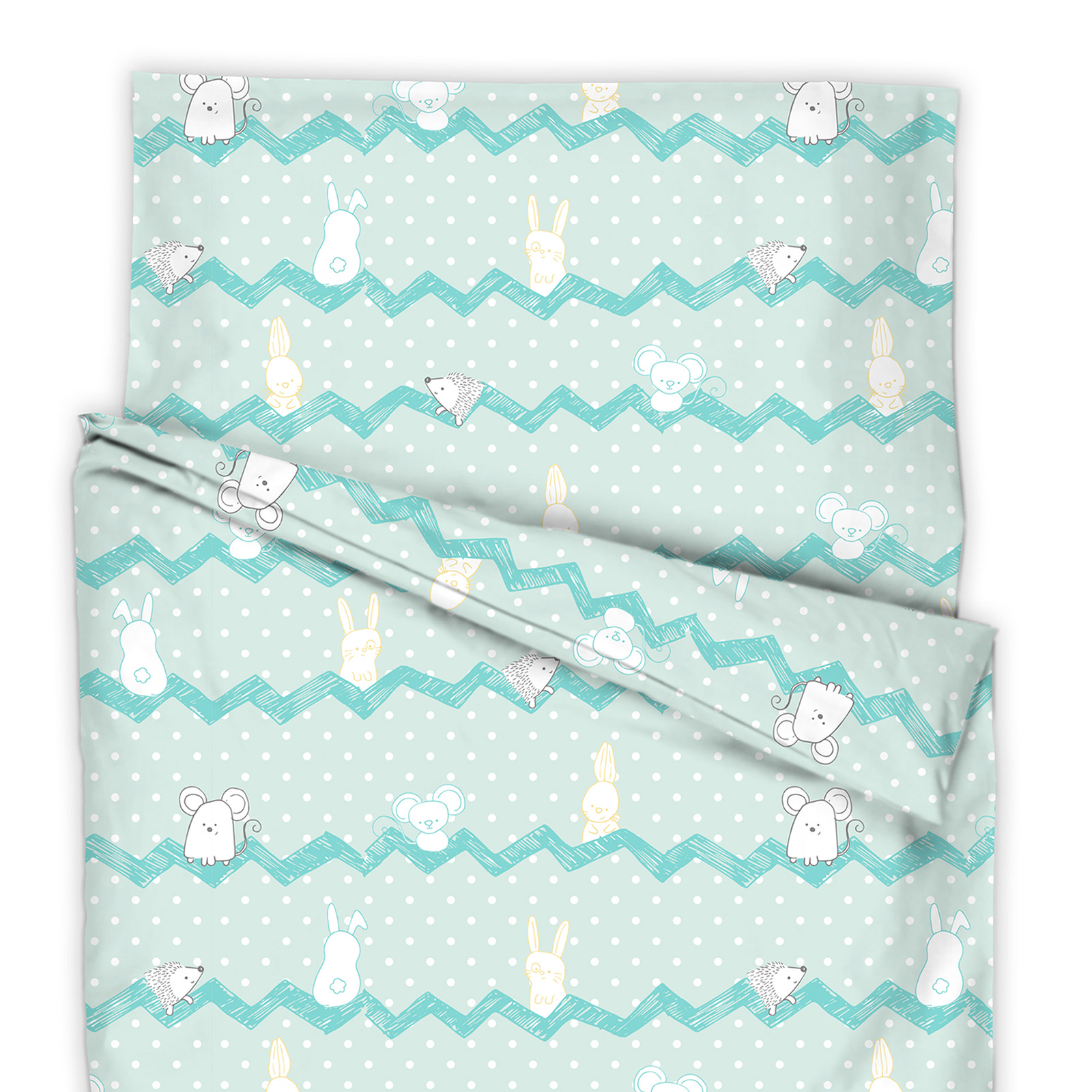 Bettwäsche-Set Hase & Igel, 2-teilig Bettwäsche-Set Hase & Igel, 2-teilig