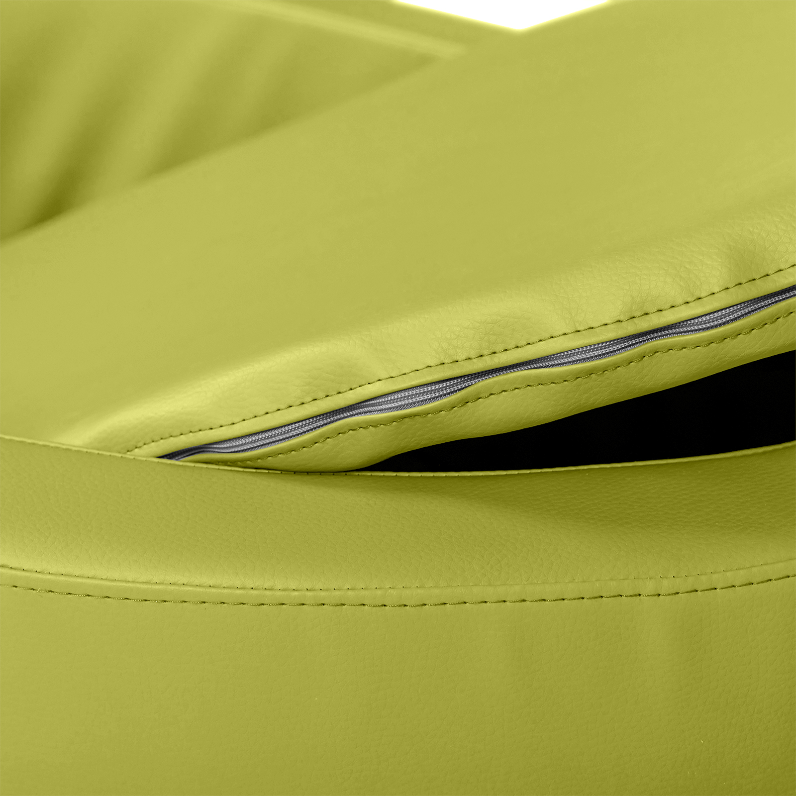 Detail des Reisverschluss der Matratze