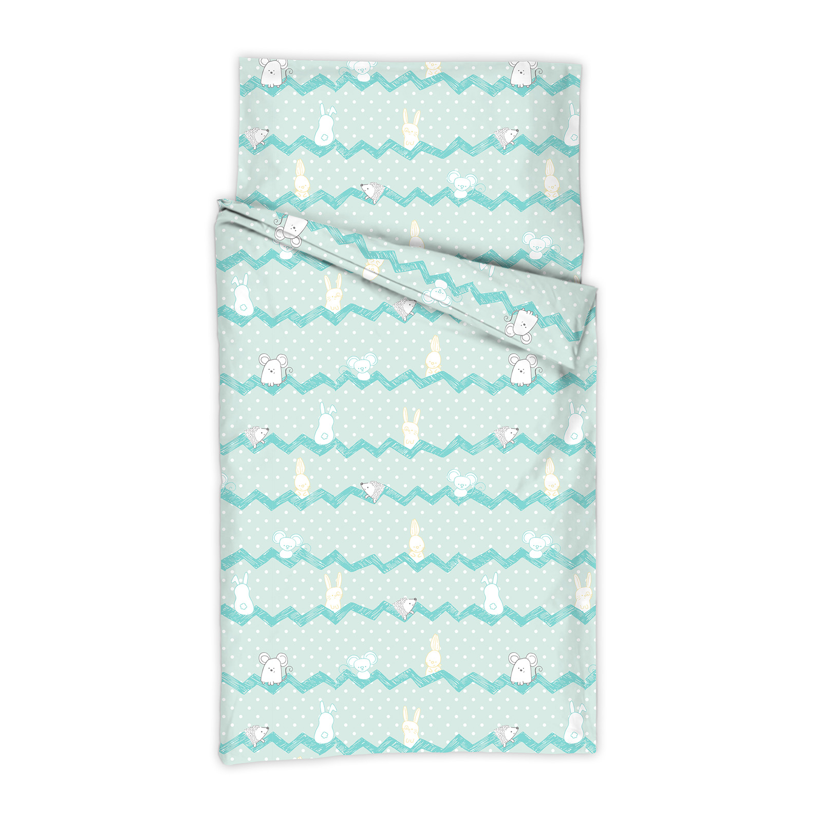 Bettwäsche-Set Hase & Igel, 2-teilig Bettwäsche-Set Hase & Igel, 2-teilig